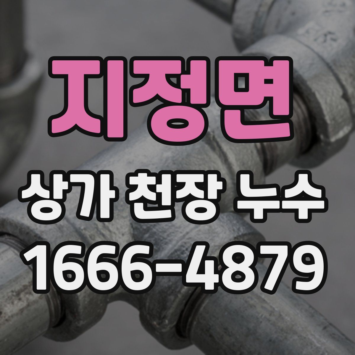 지정면 상가 천장 누수