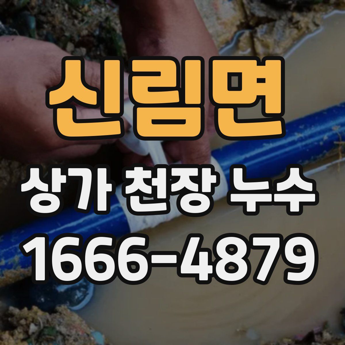 신림면 상가 천장 누수