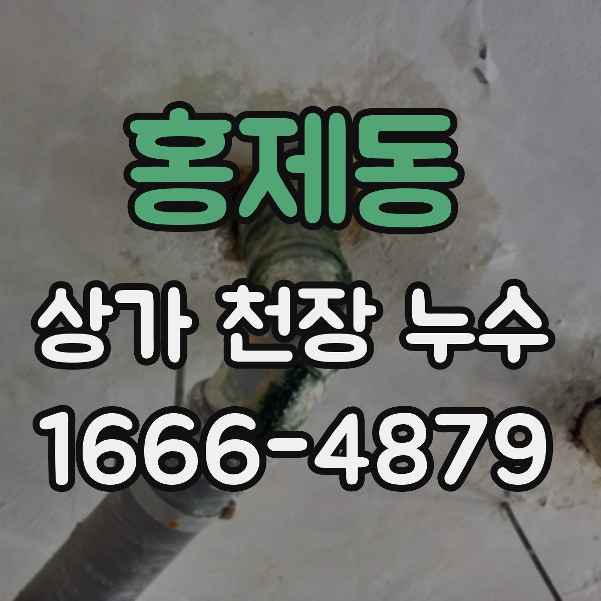 홍제동 상가 천장 누수