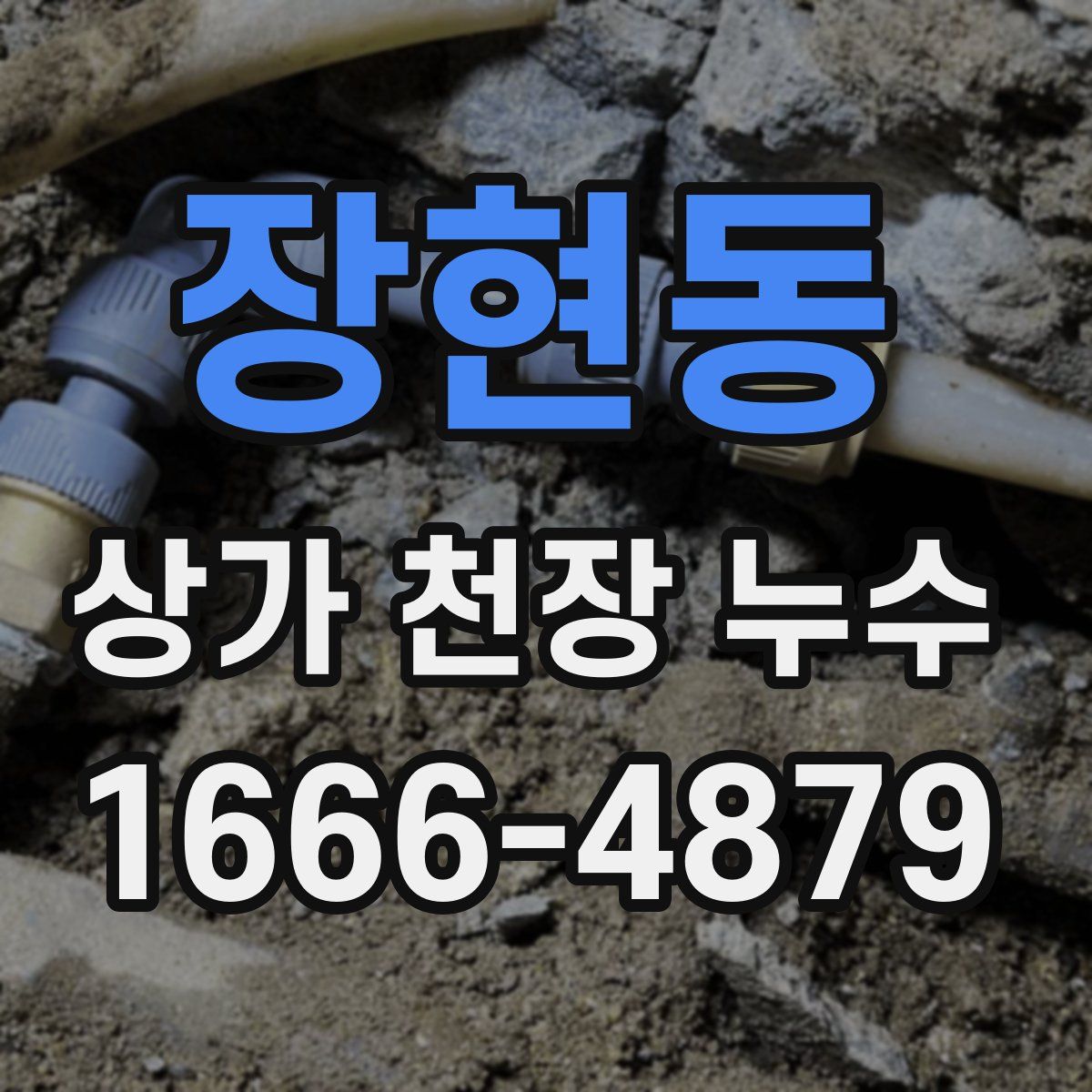 장현동 상가 천장 누수