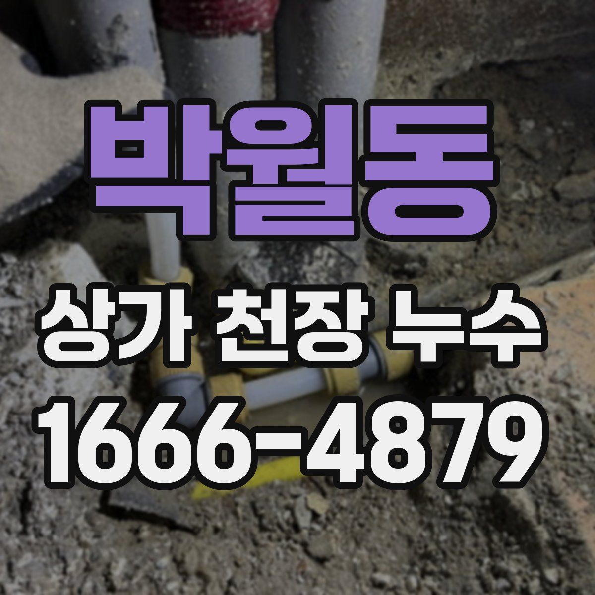 박월동 상가 천장 누수