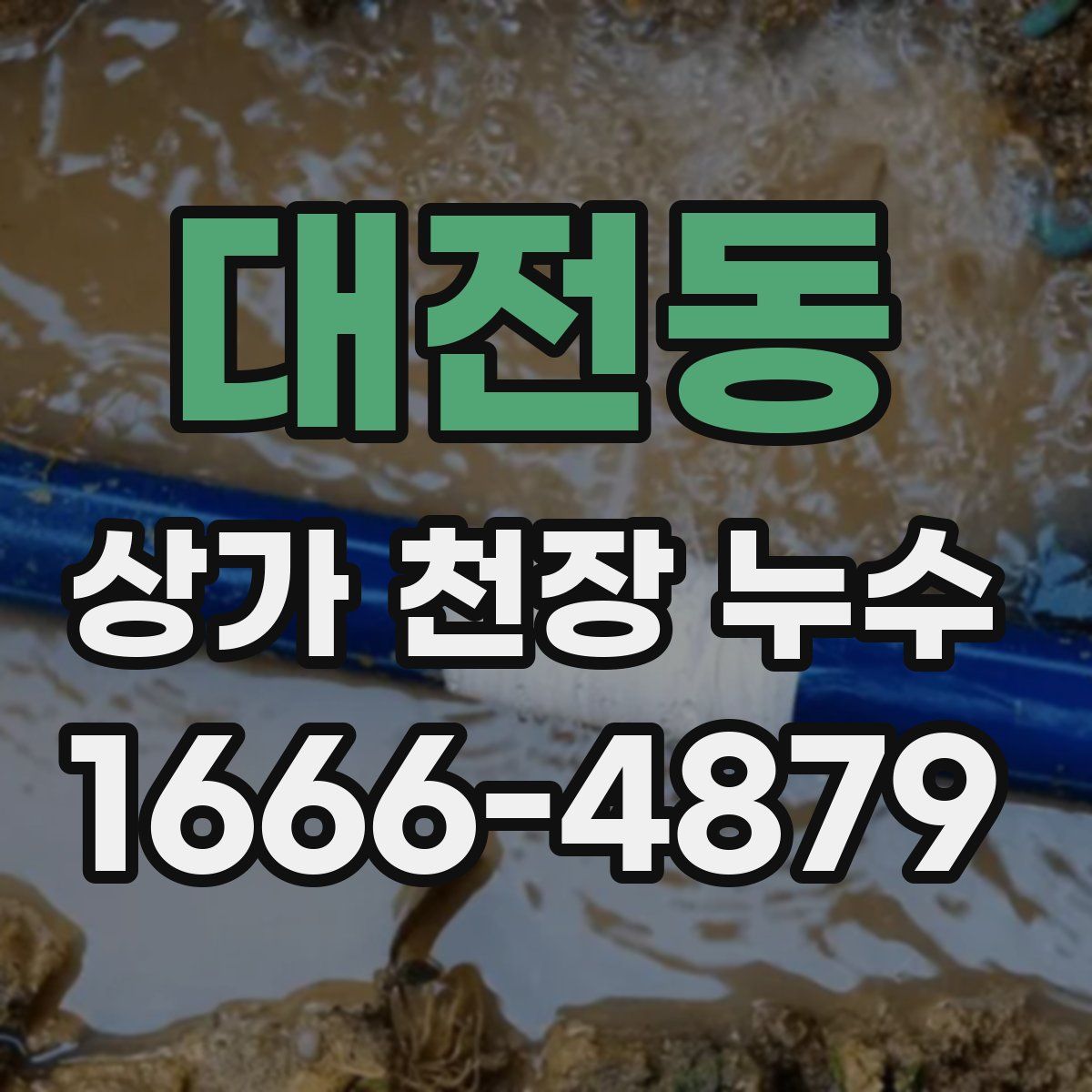 대전동 상가 천장 누수