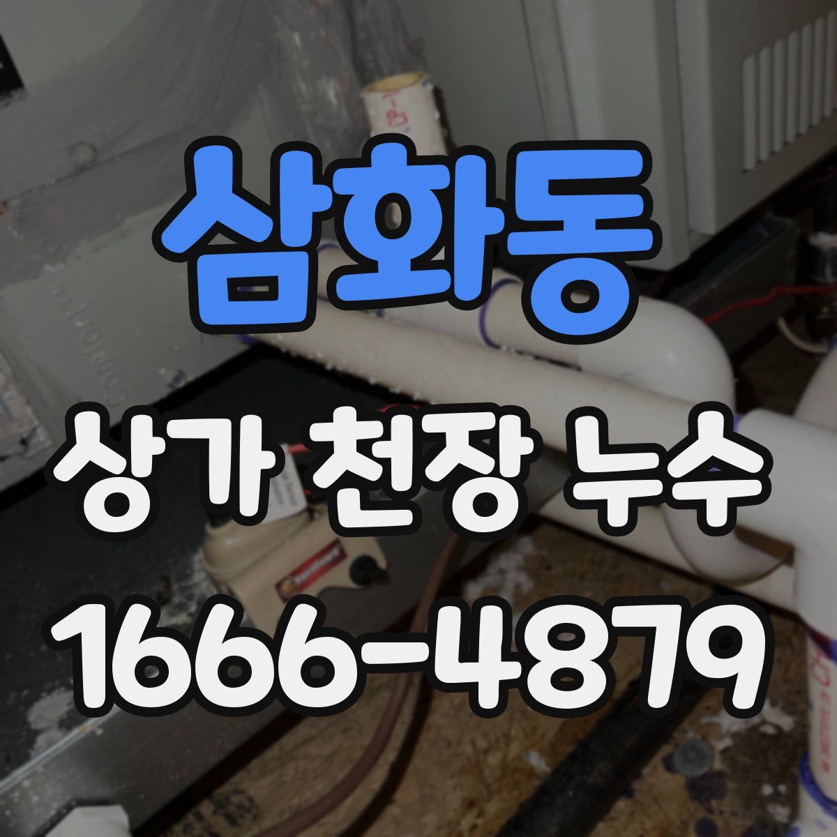 삼화동 상가 천장 누수