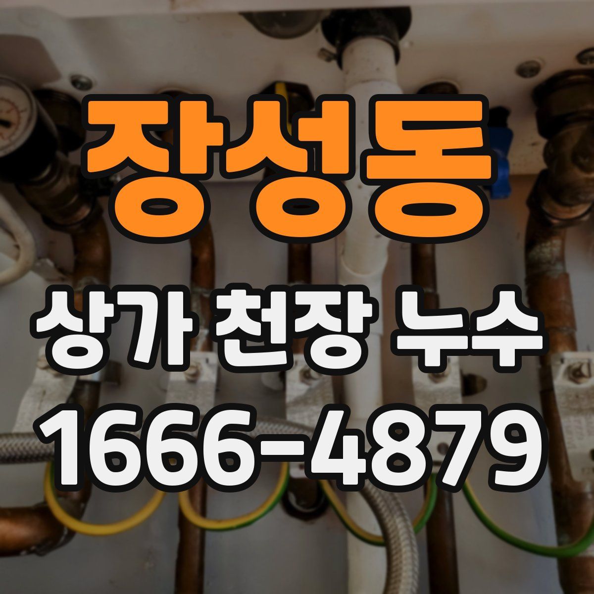 장성동 상가 천장 누수