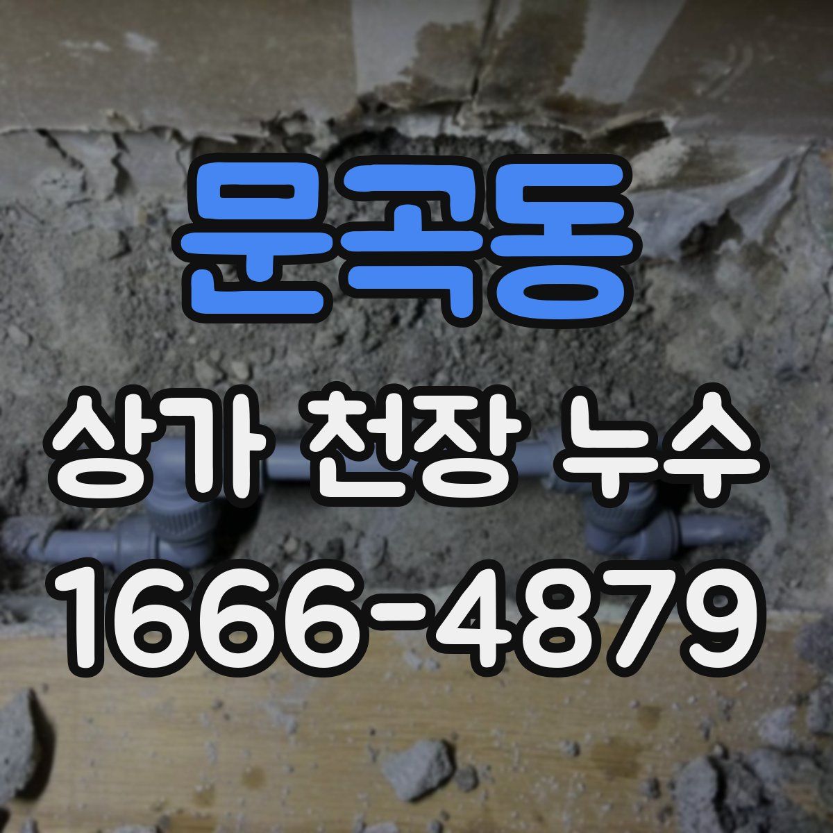 문곡동 상가 천장 누수