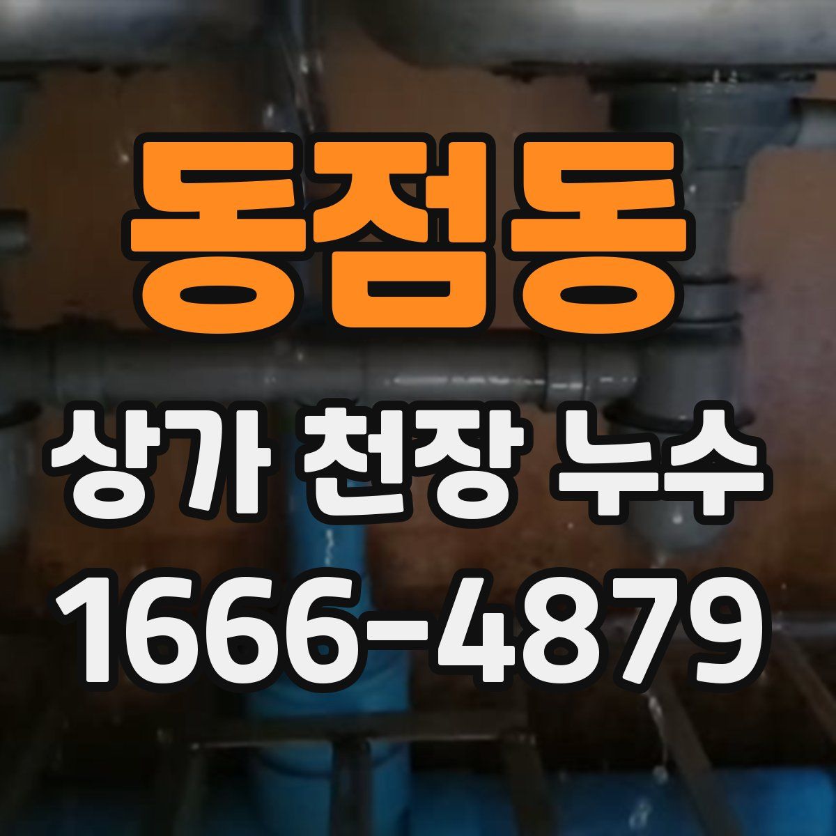 동점동 상가 천장 누수