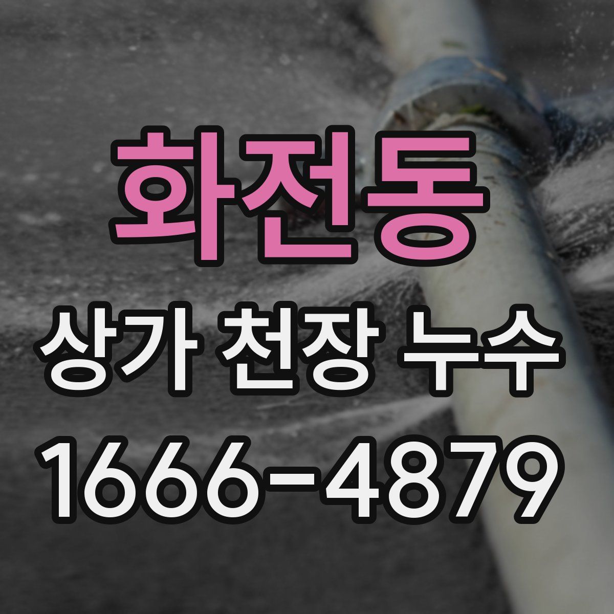 화전동 상가 천장 누수