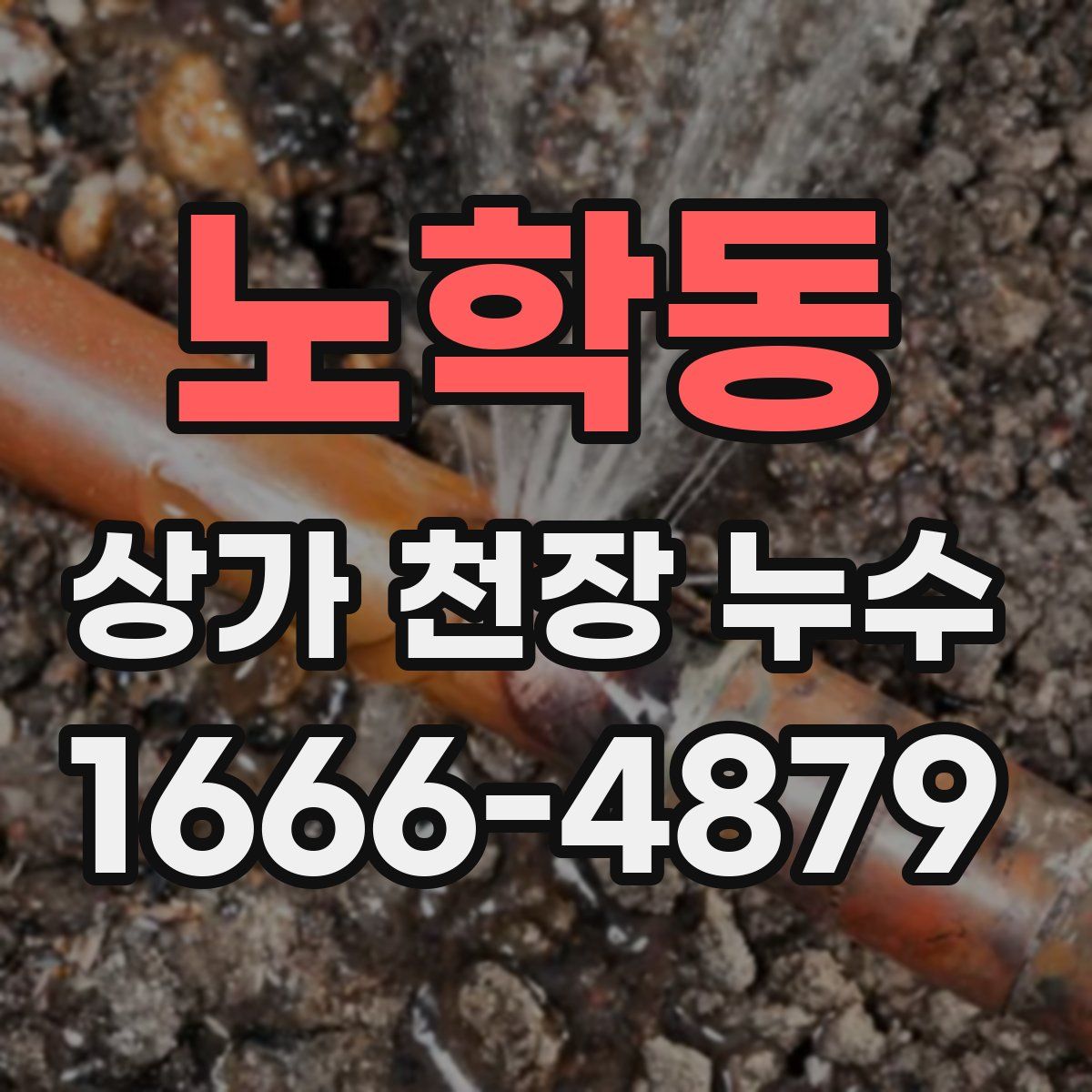 노학동 상가 천장 누수