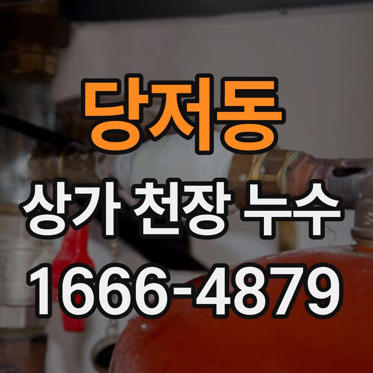 당저동 상가 천장 누수