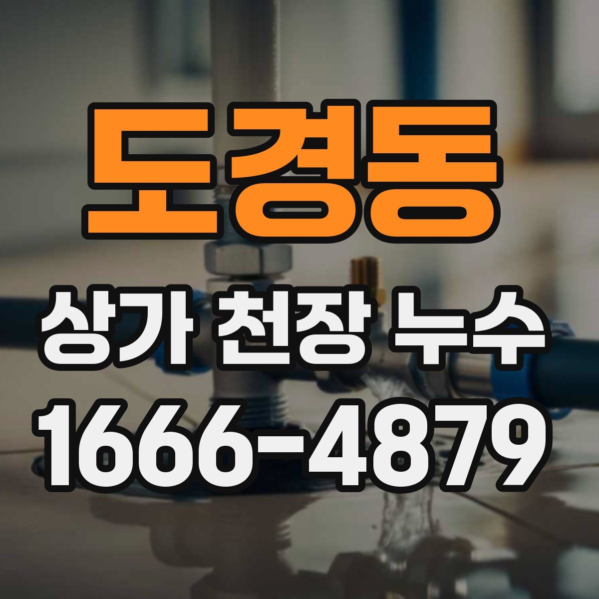 도경동 상가 천장 누수