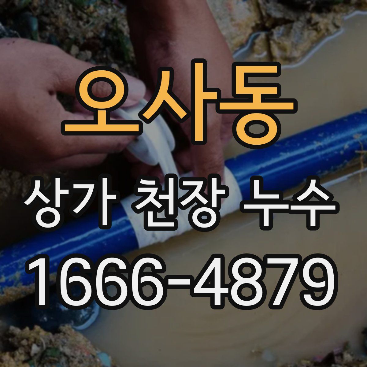 오사동 상가 천장 누수