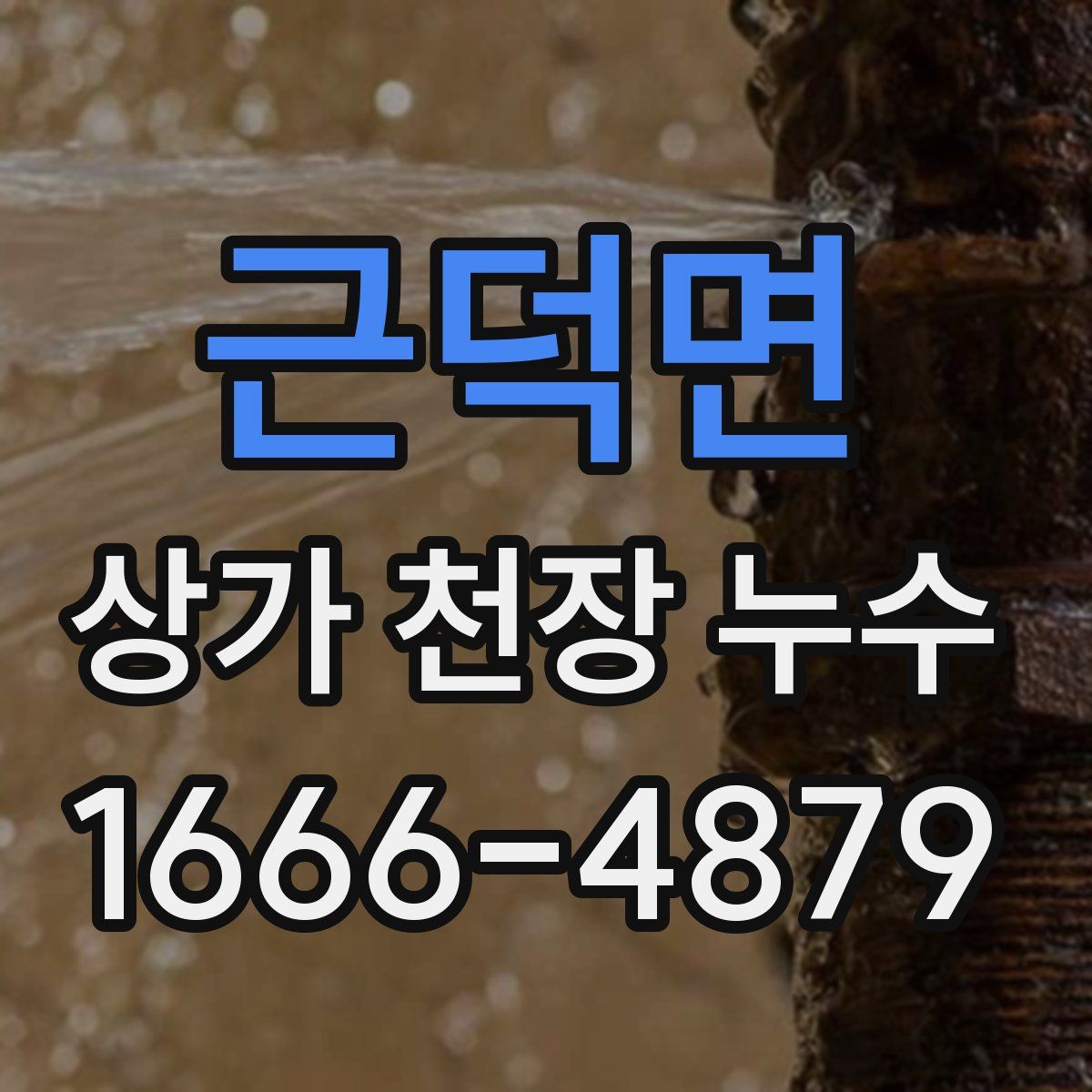 근덕면 상가 천장 누수