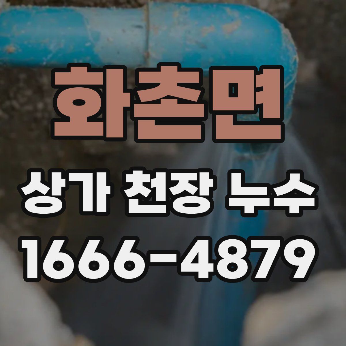 화촌면 상가 천장 누수