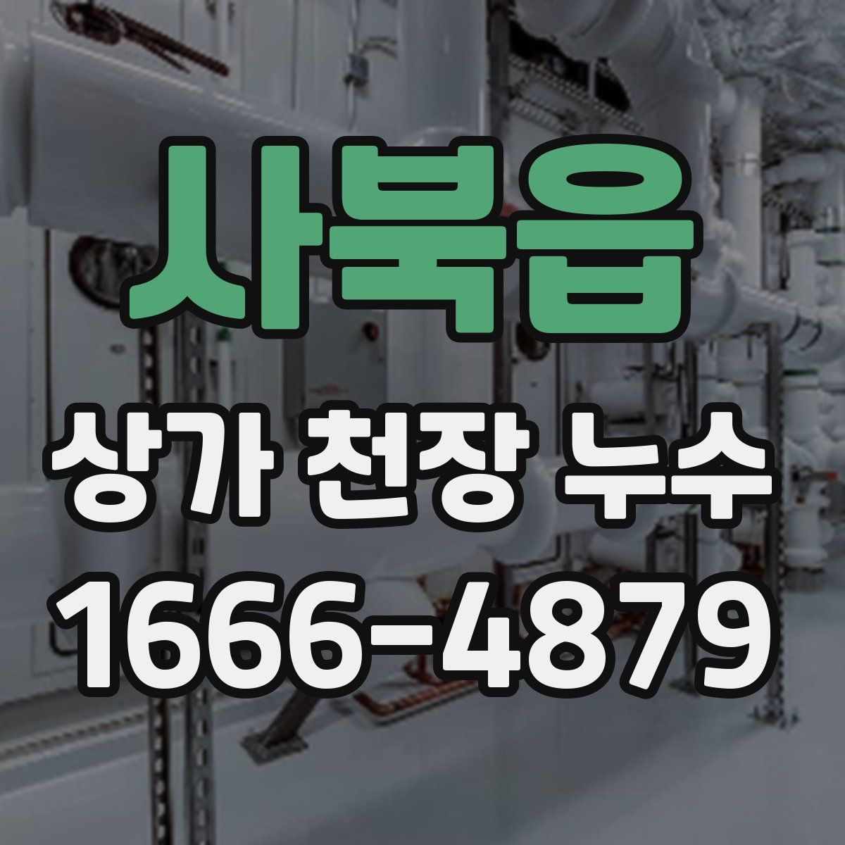 사북읍 상가 천장 누수