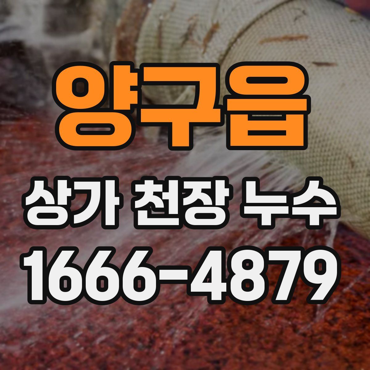 양구읍 상가 천장 누수