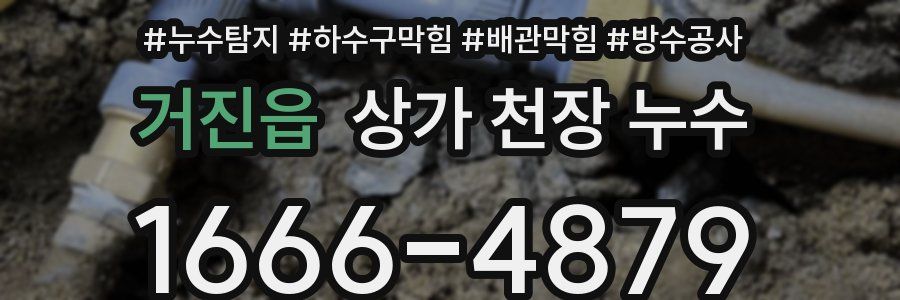 거진읍 상가 천장 누수