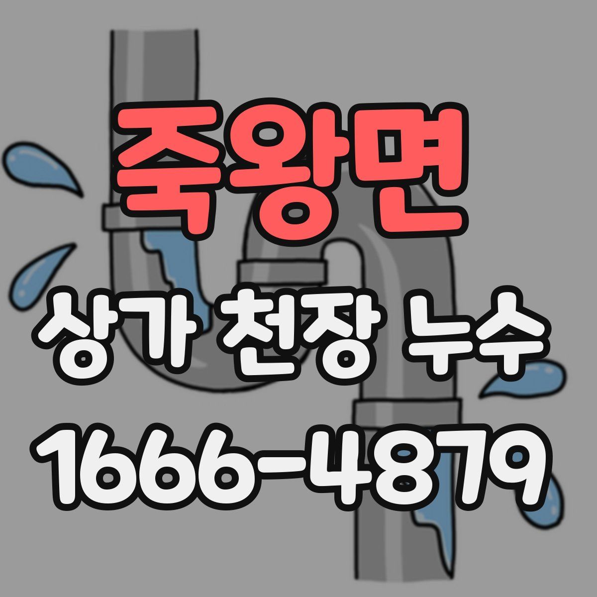 죽왕면 상가 천장 누수