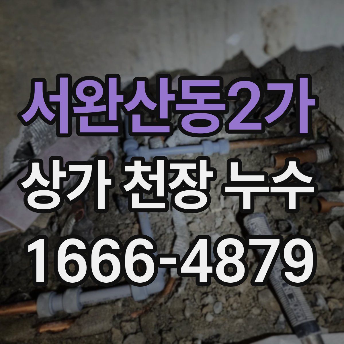 서완산동2가 상가 천장 누수