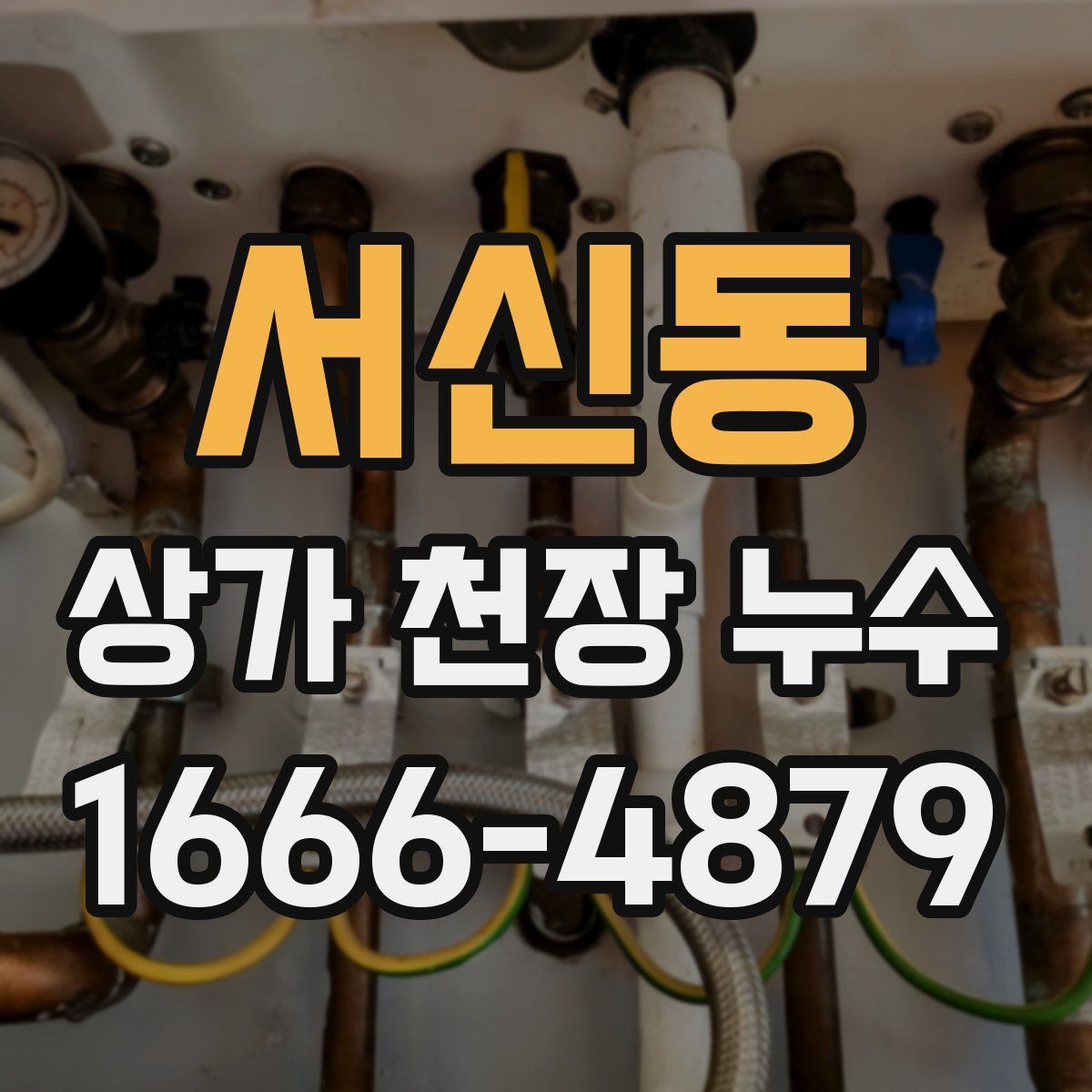 서신동 상가 천장 누수