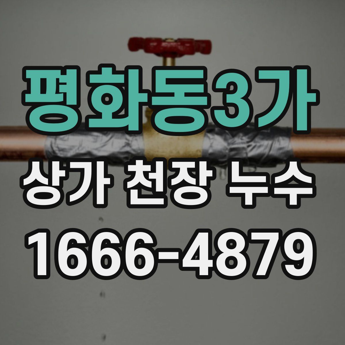 평화동3가 상가 천장 누수