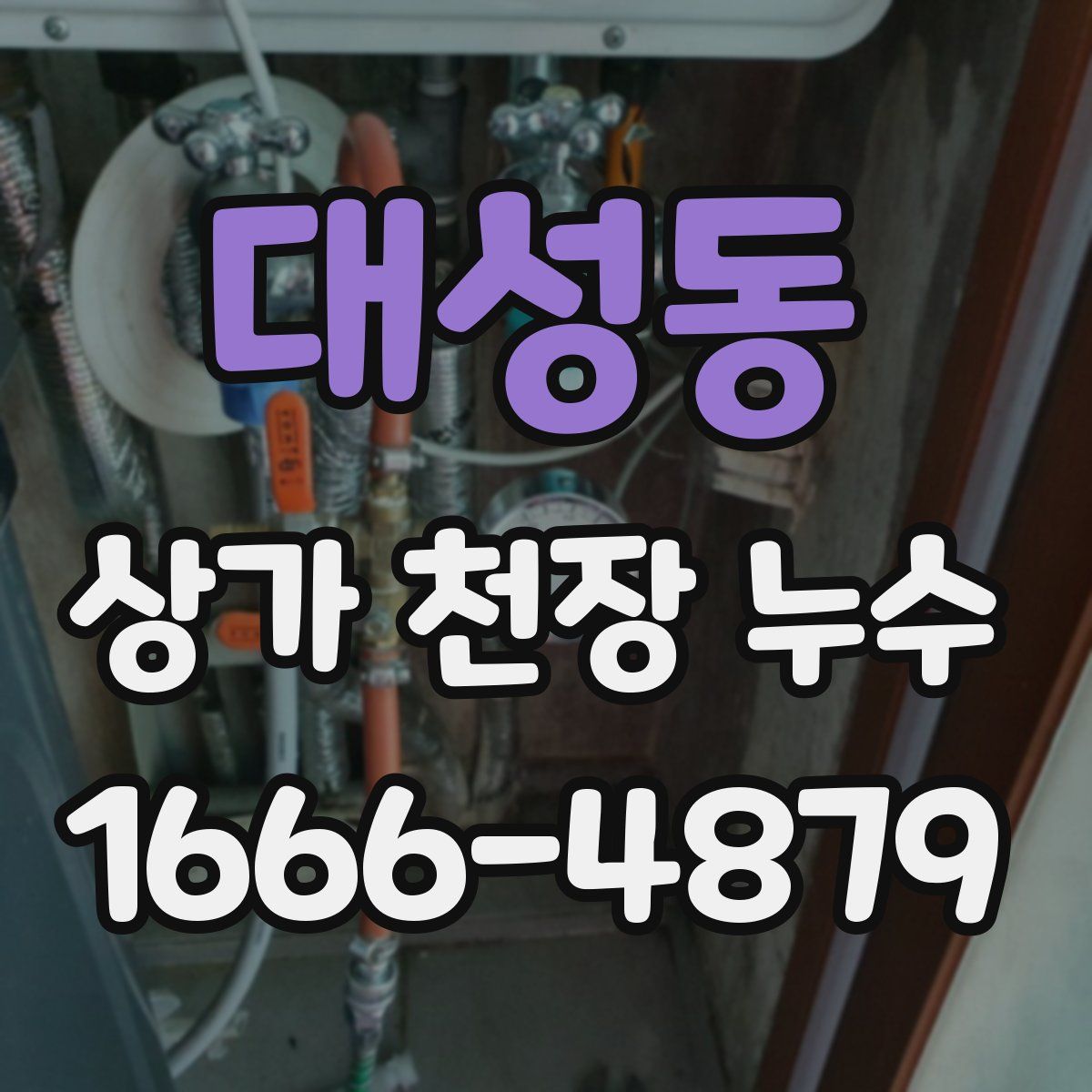 대성동 상가 천장 누수