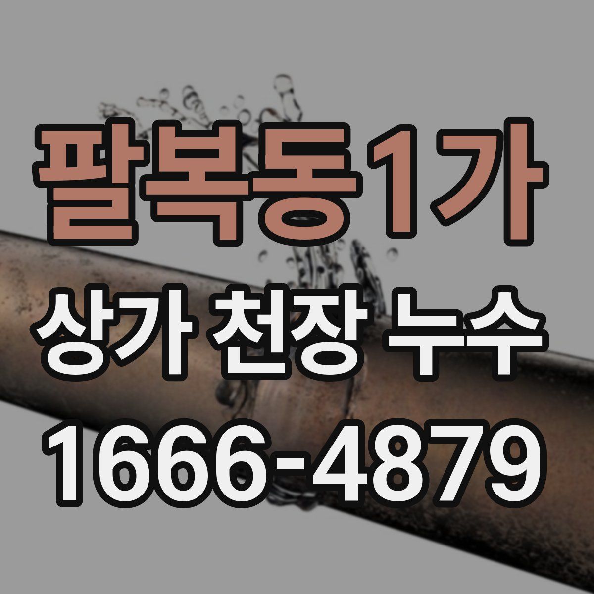 팔복동1가 상가 천장 누수