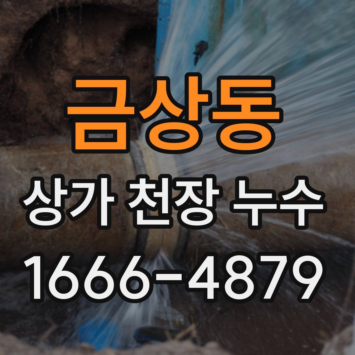 금상동 상가 천장 누수