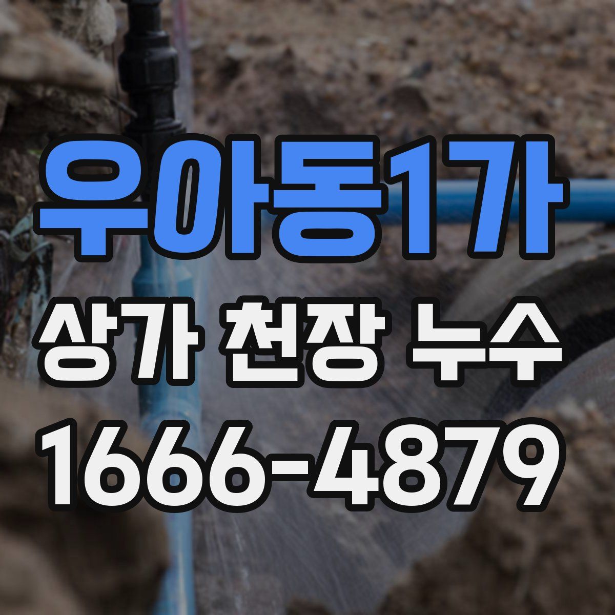 우아동1가 상가 천장 누수