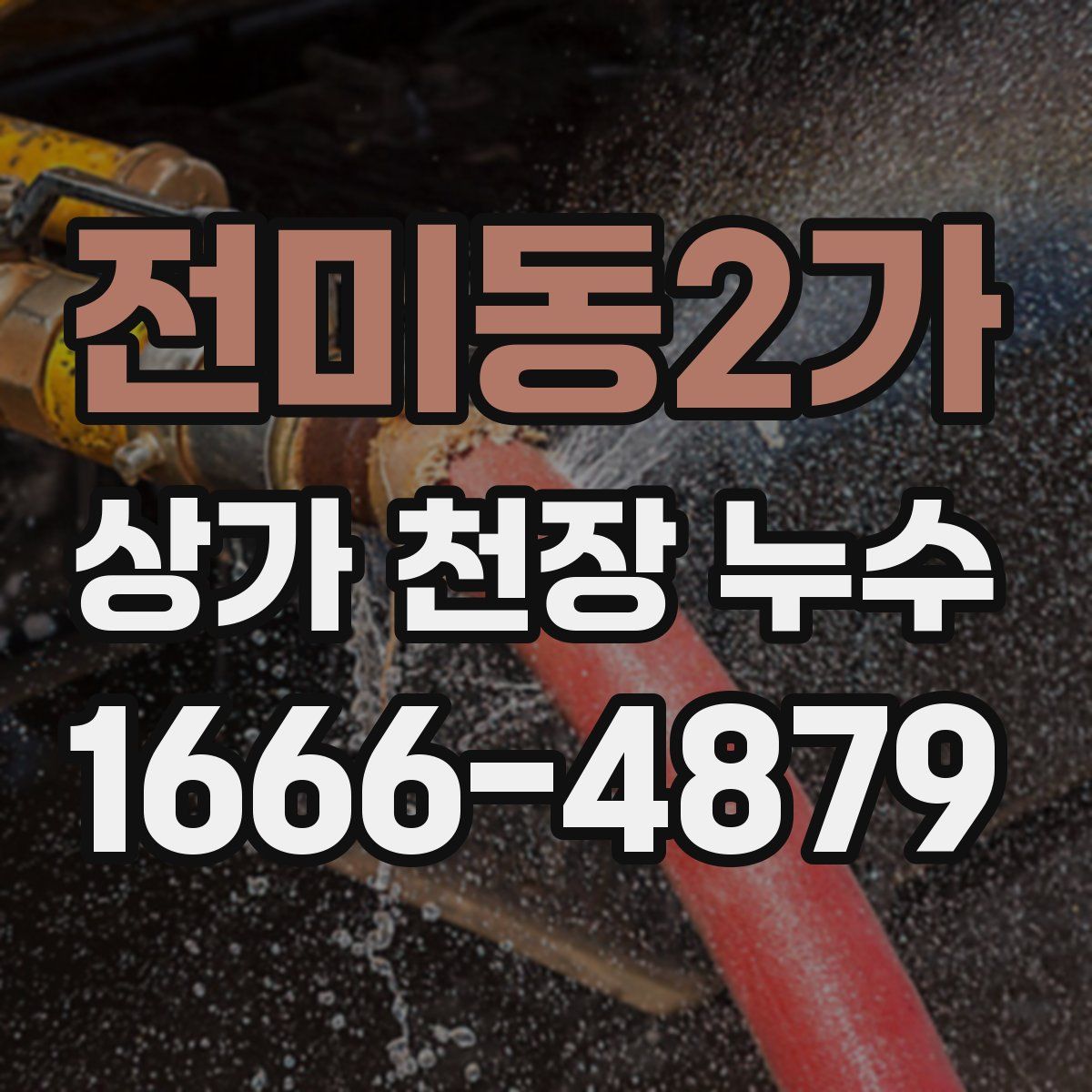 전미동2가 상가 천장 누수