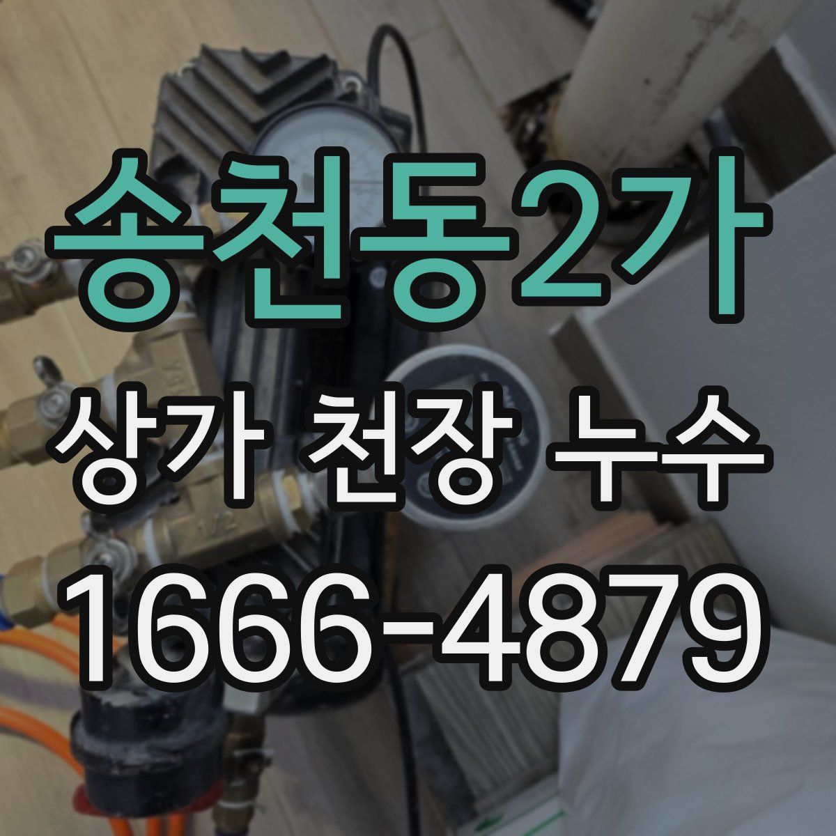 송천동2가 상가 천장 누수