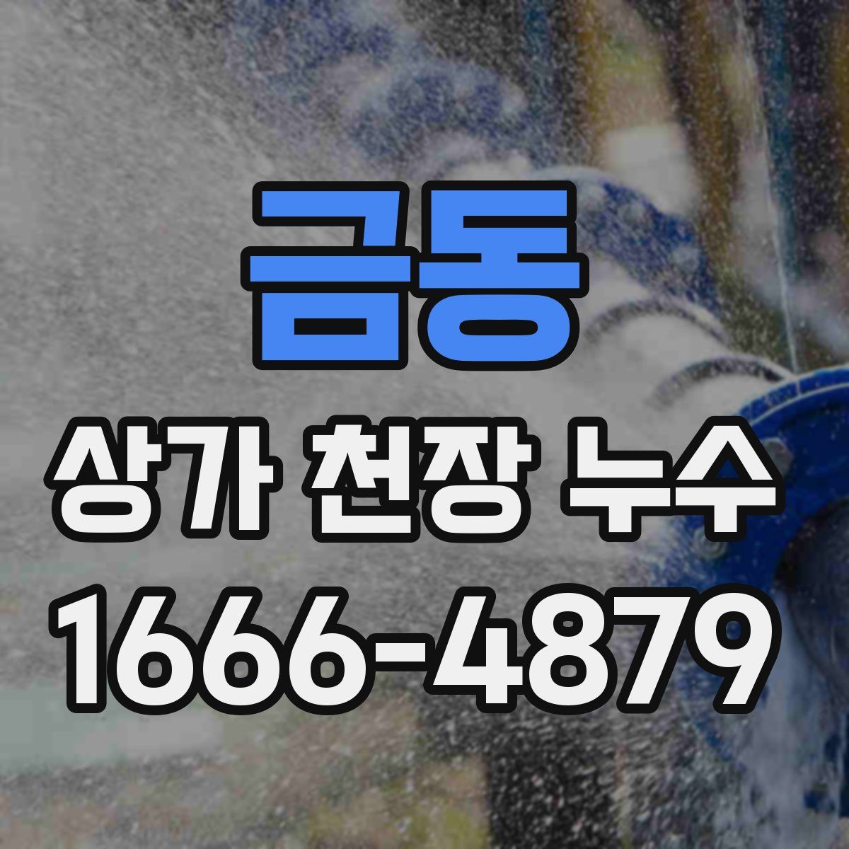 금동 상가 천장 누수