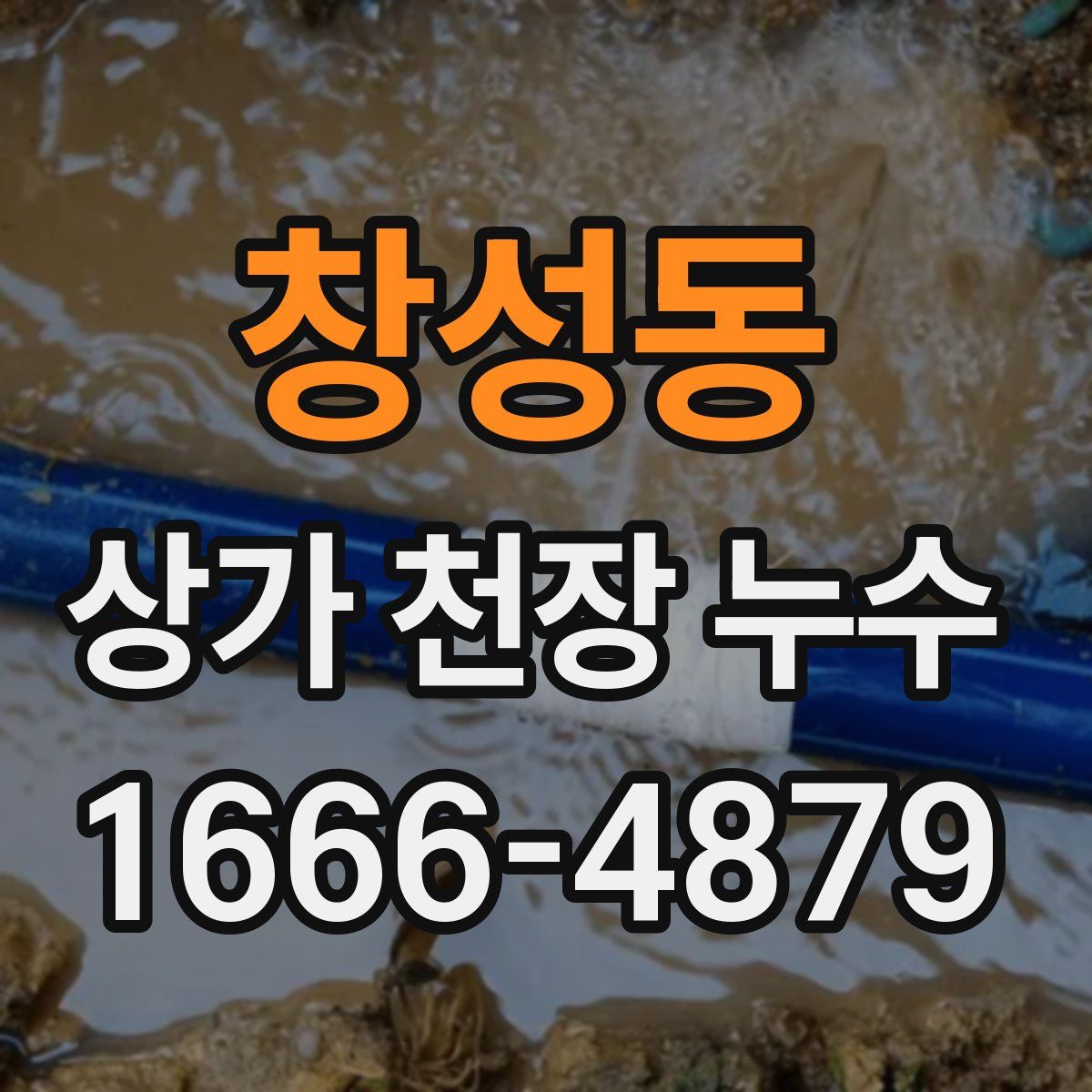 창성동 상가 천장 누수