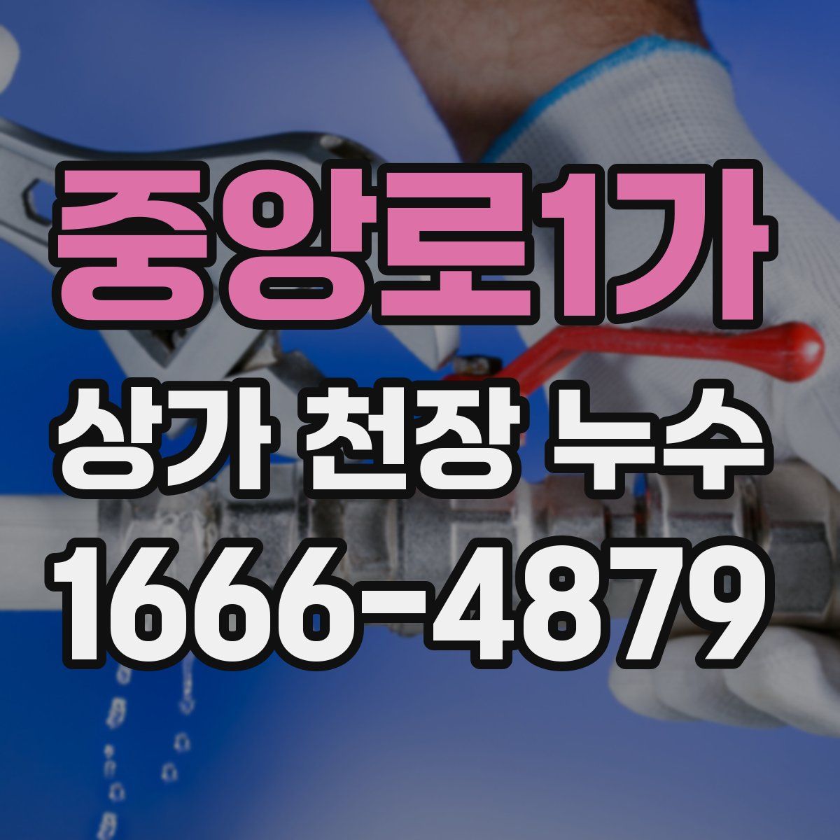 중앙로1가 상가 천장 누수