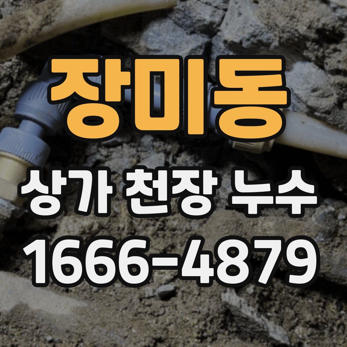 장미동 상가 천장 누수