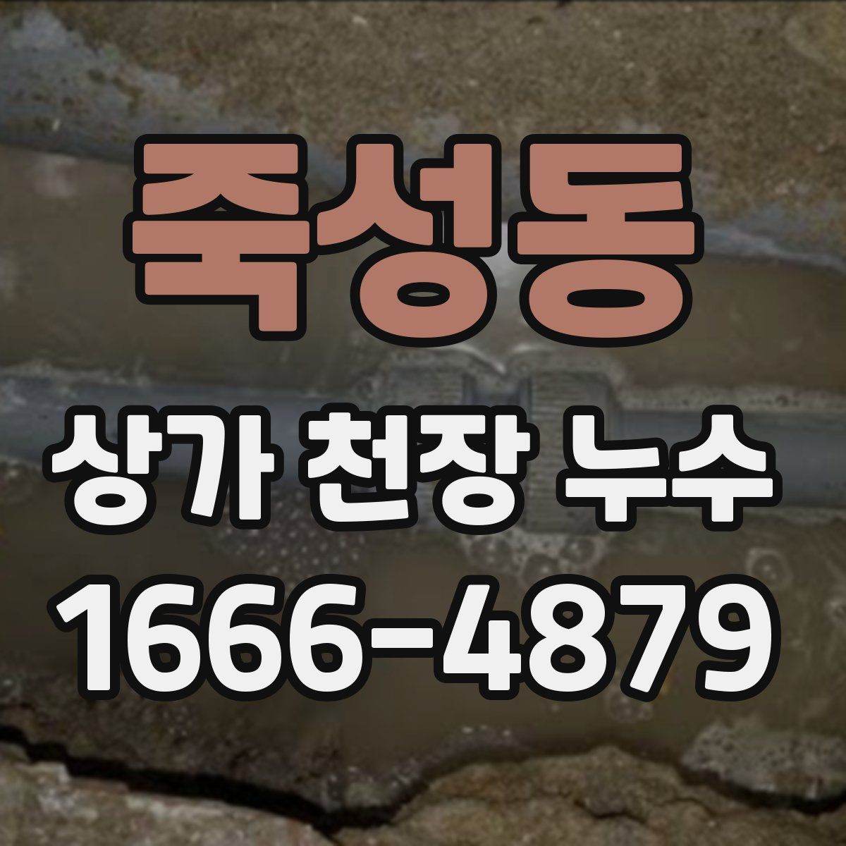 죽성동 상가 천장 누수