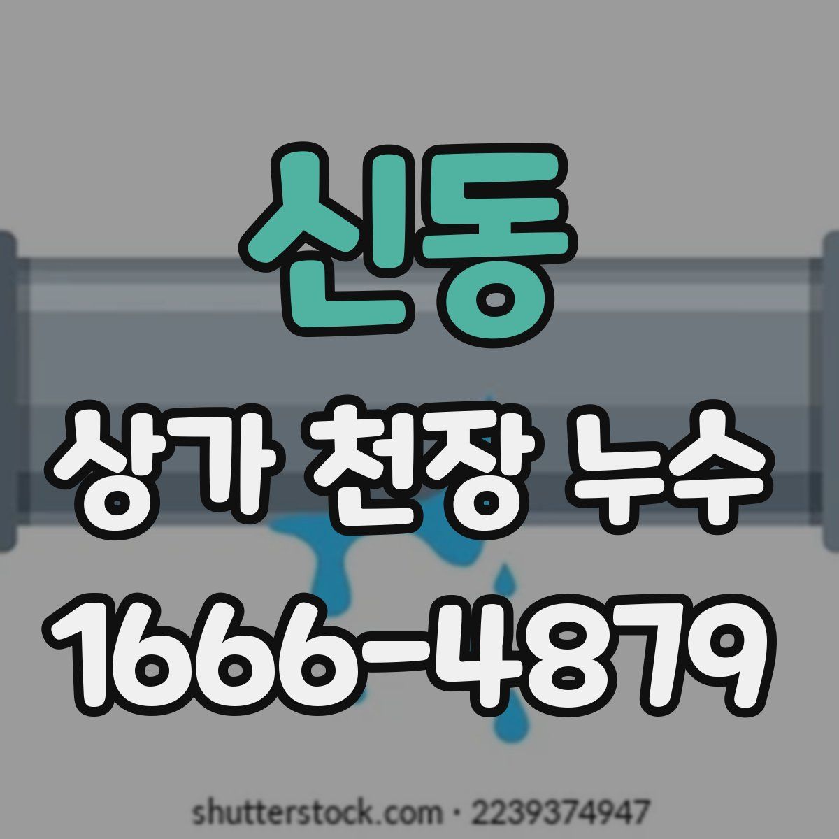 신동 상가 천장 누수