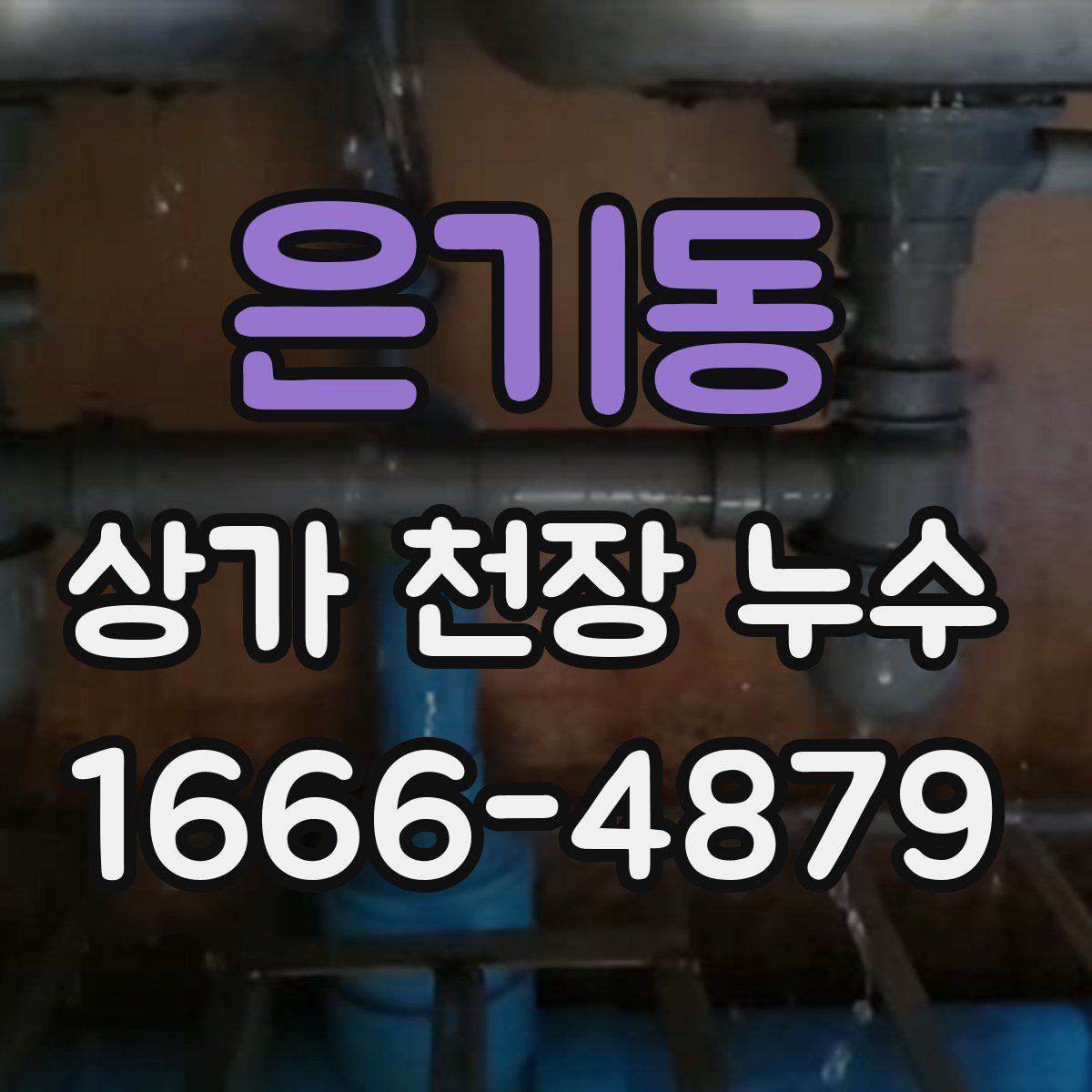 은기동 상가 천장 누수