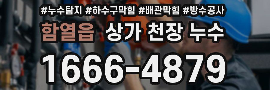 함열읍 상가 천장 누수