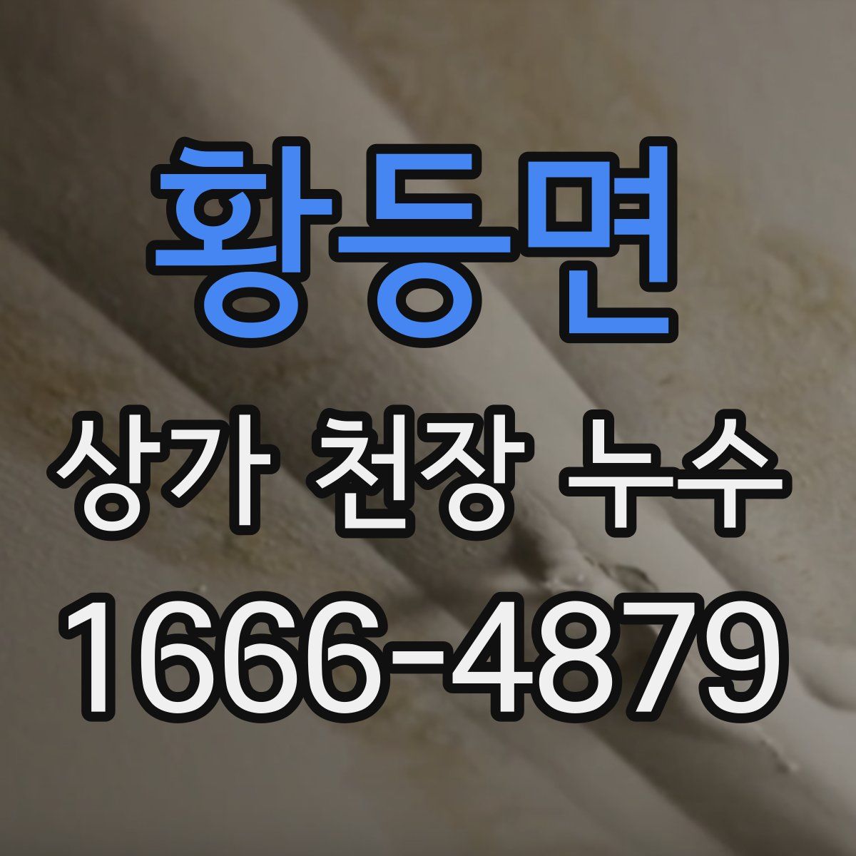 황등면 상가 천장 누수