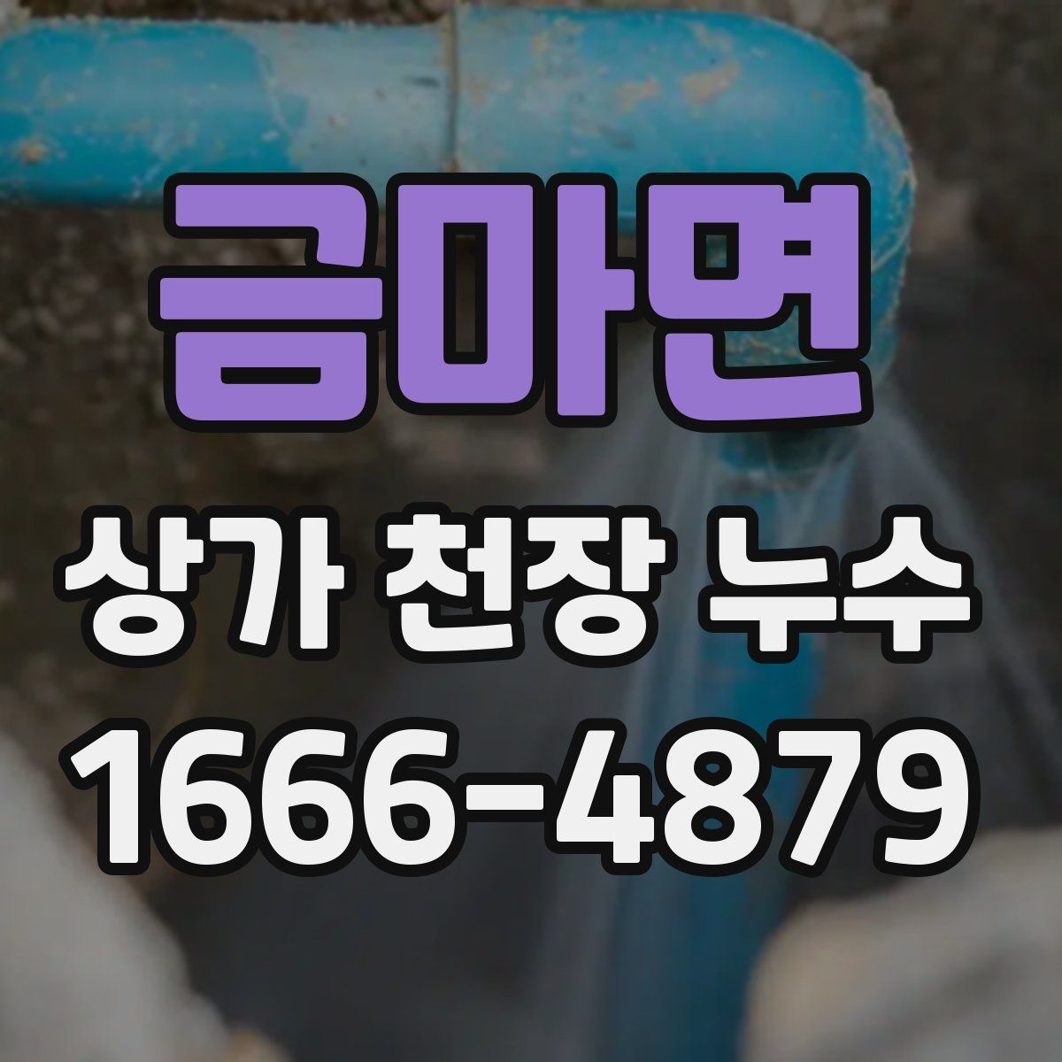 금마면 상가 천장 누수