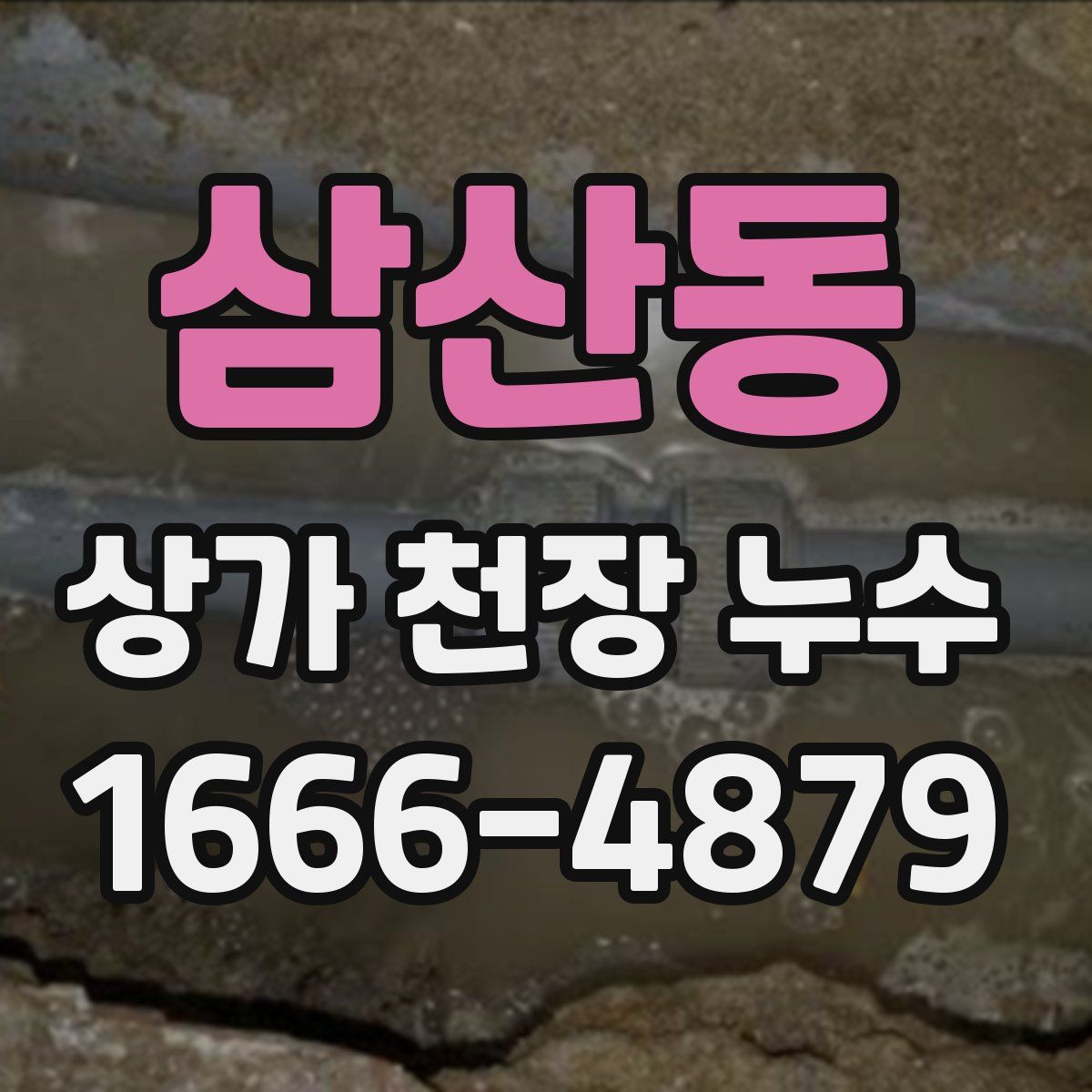 삼산동 상가 천장 누수