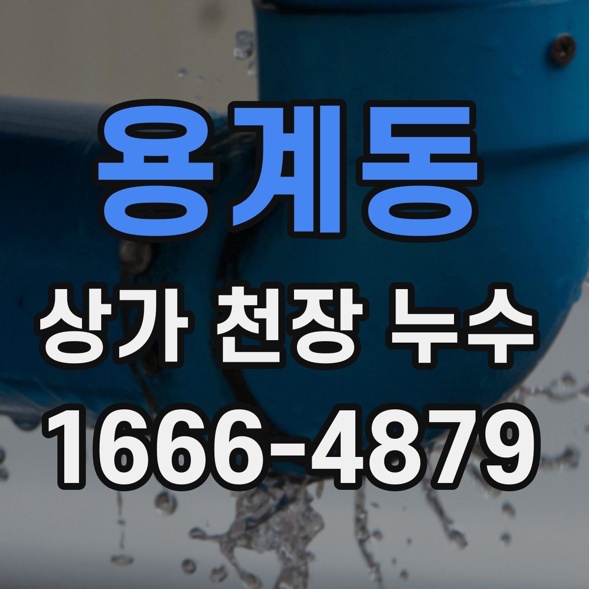 용계동 상가 천장 누수