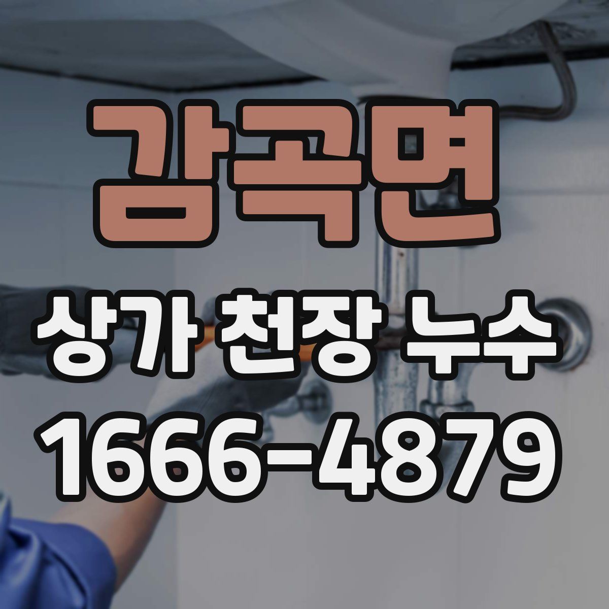 감곡면 상가 천장 누수
