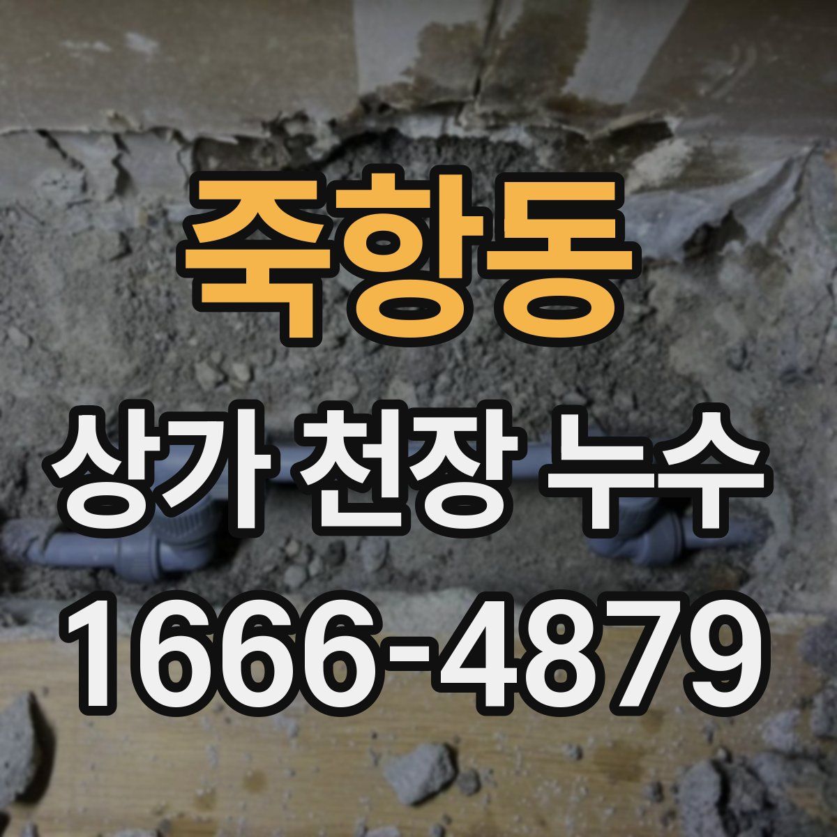 죽항동 상가 천장 누수