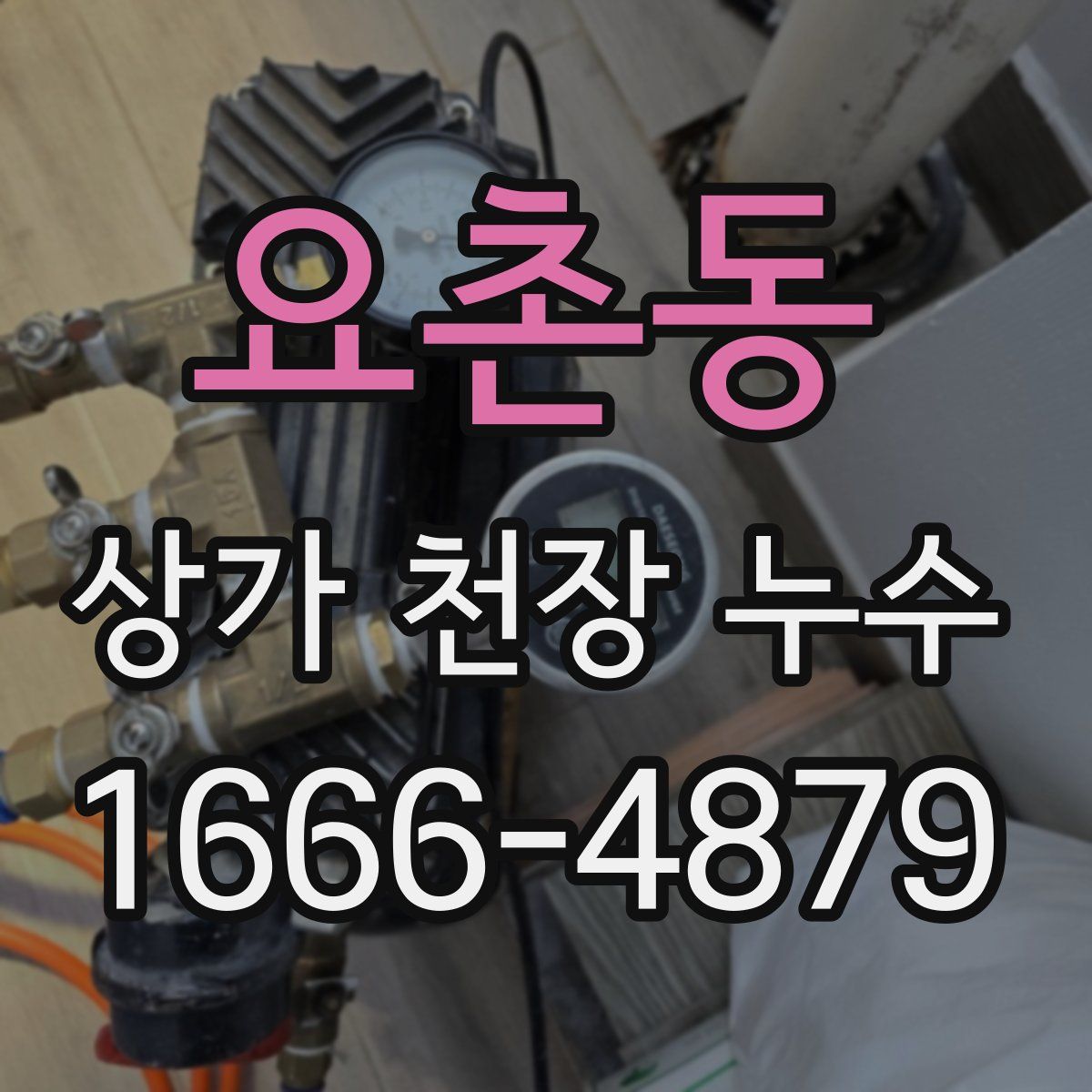 요촌동 상가 천장 누수