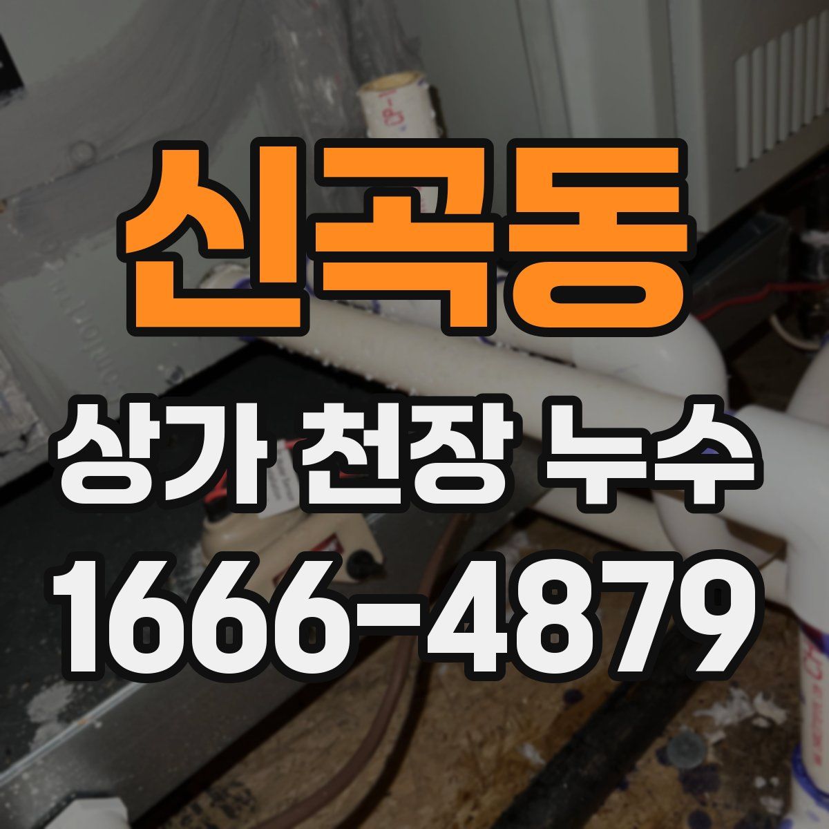 신곡동 상가 천장 누수