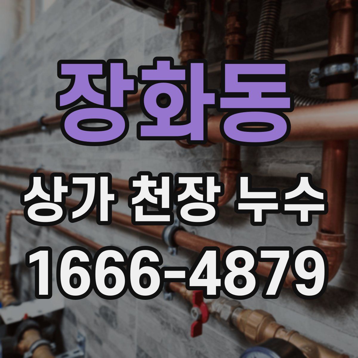 장화동 상가 천장 누수