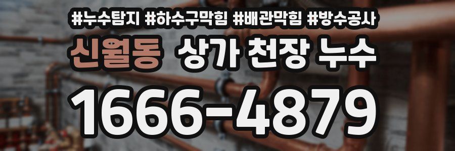 신월동 상가 천장 누수