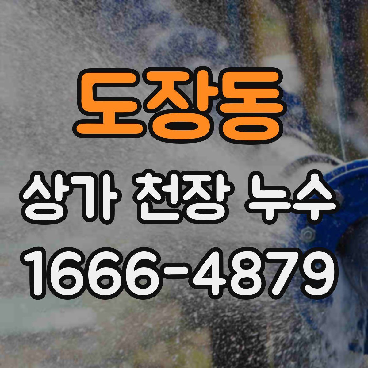 도장동 상가 천장 누수