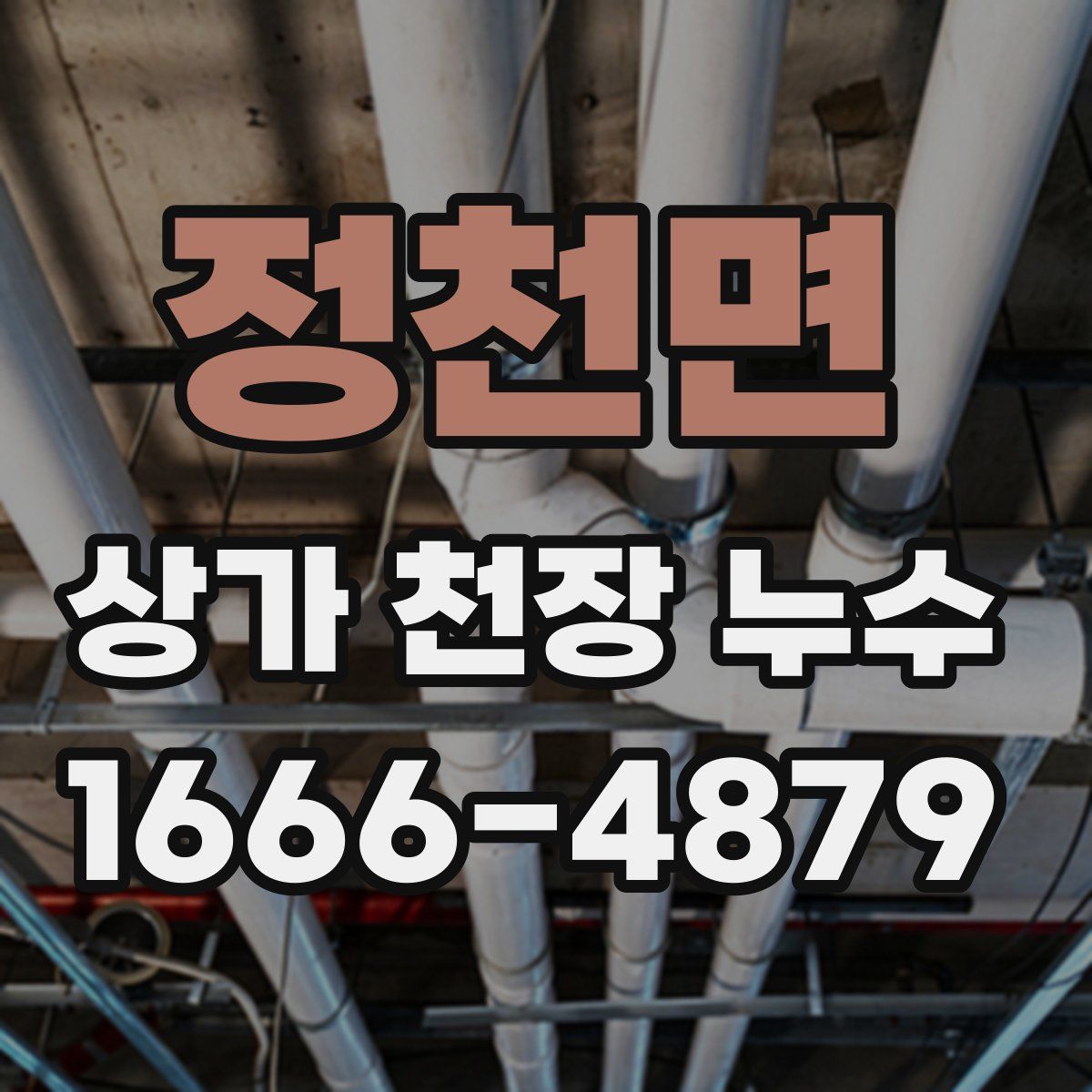 정천면 상가 천장 누수